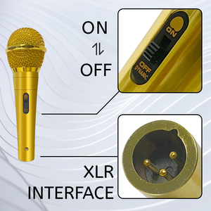 Nhà Máy Trực Tiếp Cầm Tay Có Dây Năng Động <span class=keywords><strong>Microphone</strong></span> Cho Ca Hát Karaoke <span class=keywords><strong>Microphone</strong></span> - Product Image 3