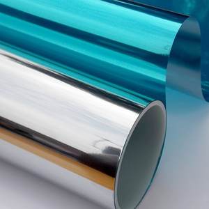 One Way Vision Blue Black Silver Color <span class=keywords><strong>Privacidad</strong></span> <span class=keywords><strong>Vinilo</strong></span> One Way Mirror Film <span class=keywords><strong>para</strong></span> Windows Glass Privacy Film - Product Image 1