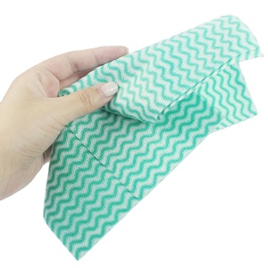 Serviettes <span class=keywords><strong>de</strong></span> cuisine jetables Non tissées Spunlace, point <span class=keywords><strong>de</strong></span> rupture, chiffon <span class=keywords><strong>de</strong></span> nettoyage, lingettes sèches et humides <span class=keywords><strong>en</strong></span> rouleau - Product Image 4