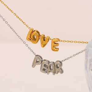 Ciondoli Personalizzabili a Bolla con Iniziali Lettere Maiuscole in Acciaio Inossidabile PVD Oro 18K Bicolore, 26 Alfabeti Iniziali per Bracciali e Collane Fai da Te - Product Image 2