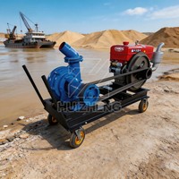 Pompa Lumpur Horizontal Kecil Hemat Energi Berbahan Paduan Kromium Tinggi untuk Penambangan Pasir, Konstruksi, dan Pemompaan Lumpur Pondasi Internasional
