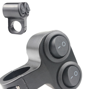 7/8\&quot; 22mm Aluminum Alloy 12V Motorcycle Handlebar <strong>Control</strong> <strong>Switch</strong> with Dual Button Headlight Flasher &amp; <strong>Speaker</strong> <strong>Switch</strong> - Product Image 1