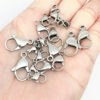 Yiwu Aceon – bijoux en acier inoxydable 9 à 20mm, divers bijoux à faire soi-même, fermeture de chaîne, fermoir mousqueton plaqué IPG poli brillant