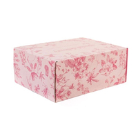 Boîtes rigides en carton ondulé pour cosmétiques, couleur rose, logo personnalisé, fabrication OEM, boîte d'expédition, assurance qualité