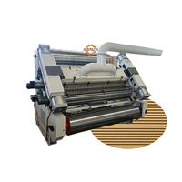 Corrigeuse automatique haute vitesse à simple face pour la fabrication de boîtes en carton ondulé multi-ondulations