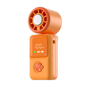 Ventilador de Mano Plegable K828 con Compresa de Hielo Colorida, Refrigeración por Semiconductor de Alta Velocidad, Pantalla Digital, para Auto y Exteriores - Product Image 6