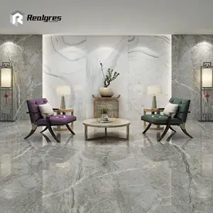 Fancy Tile Balcony Floor Ceramic Tiles Romania 1200 × 2400ミリメートルGrey Marble Porcelain Large Format