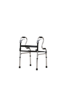 Adjustable Height Foldable Aluminum <strong>Walking</strong> <strong>Frame</strong> With Black Oxford Cloth <strong>Seat</strong> Mobility Walker Elderly Disabled Rehabilitation - Product Image 2