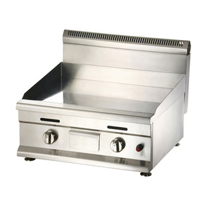 พาณิชย์สแตนเลสสก์ท็อปก๊าซแฮมเบอร์เกอร์แผ่นเหล็ก (ครึ่งร่อง) - Product Image 6