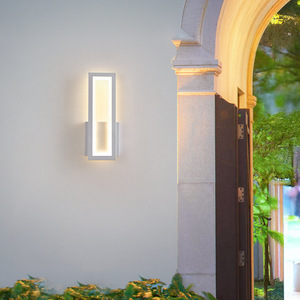 Lampe murale extérieure étanche IP65 en aluminium avec LED, 3 températures de couleur, moderne, pour entrée, villa, couloir - Product Image 3