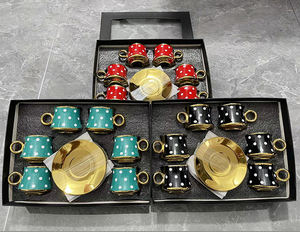 Set da Tè Ottomano Anatolico Greco Arabo Tazzine da Espresso in Rame Set Regalo Islamico all'Ingrosso Set di 6 Tazze da Caffè Turco - Product Image 6