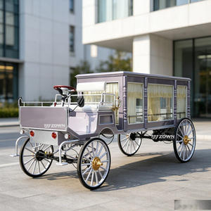 Cercueil funéraire à énergie verte zéro émission avec système d'amortissement souple pour une procession commémorative silencieuse et confortable - Product Image 1