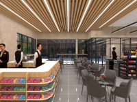 Étagère Gondole Métallique Double Face Robuste pour Supermarché, Présentoir Autoportant avec Aménagement 2D 3D pour Commerce de Détail