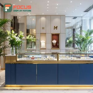 Sistema de Exhibición de Joyería de Lujo, Vitrina de Vidrio Templado para Tiendas de Marca - Product Image 3