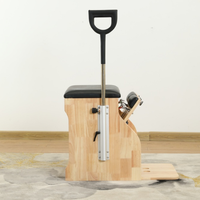 Équipement de Pilates Reformer de Qualité Garantie pour la Maison, Chaise Combinée de Yoga et Pilates en Bois (Chêne, Érable, Hêtre), Chaise Wunda