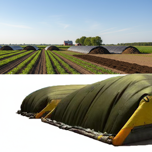 FULIO Biologisch Abbaubare Wasserdichte Oxford-Gewebe-Fermentationsfolie Umweltfreundliche Kompostierungsfolie für Garten und Dung - Product Image 1