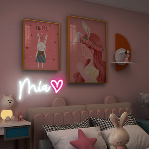 Letrero de Neón Personalizado, Letrero Luminoso RGB Regulable, Decoración de Pared para Dormitorio, Bodas, Cumpleaños, Bares y Negocios - Product Image 2