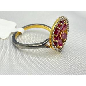 Nuevo Anillo de Rubí de Lujo Más Vendido, Plata de Ley 925, Regalo para Fiestas, Bodas, Compromisos, Ceremonias Religiosas y Eventos - Product Image 3