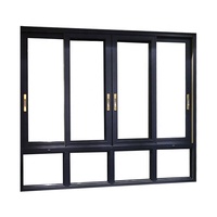 Prix d'usine Fenêtres et portes en aluminium pour maison Fenêtres battantes en aluminium à double vitrage