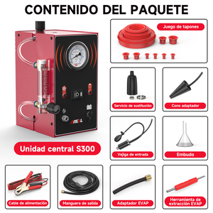 ANCEL S300 Détecteur de Fuite de Fumée Tuyau <span class=keywords><strong>Aspirateur</strong></span> Ultrasonique <span class=keywords><strong>Injecteur</strong></span> de Carburant Nettoyeur Testeur de Diagnostic Machine <span class=keywords><strong>Injecteur</strong></span> Test de Résistance - Product Image 5