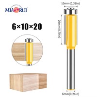 Fraise à défoncer Miaorui TCT avec roulement, couteau de finition à double tranchant, outils de fraisage OEM