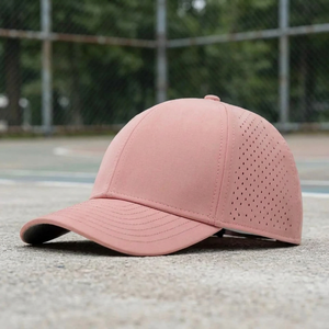 Custom Logo 6 Panel Golf <b>Hat</b> for Outdoor Sports Golf <b>Hat</b> Fashion Cap With Laser Cut Hole Perforated Baseball Cap <b>Waterproof</b> Cap - Product Image 1