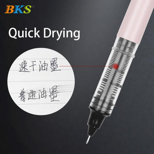 Aanpasbare Blauw Rood Zwart 3 Kleuren Uv Afdrukken Schattige Handtekening Gel Pen Business Office School Gebruik 0.5Mm Plastic Promotiepen - Product Image 6