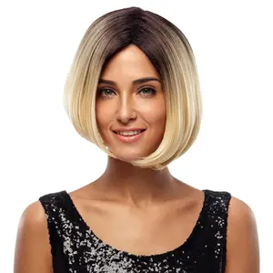 Rebecca Virgin Bundles Weft Supplier 100% Lace Front Human Hair Bob Wig Natural Realistic Hair Line Human Hair Wigs