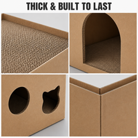 Grattoir pour chat en carton ondulé, réversible, double face, pour chats d'intérieur, vente en gros, OEM