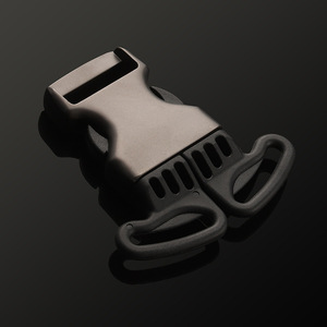 Cinturón de Seguridad de Cinco Puntos para Silla Alta de Bebé, con Hebilla, Diámetro Interior de 25 mm, Plástico, Color Negro y Plateado, Accesorios para Cochecito - Product Image 2