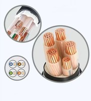 3-, 4-, 5-adriges 1,5mm 2,5mm Kupferkabel YJV YJV22 Stahlseil/Band Armiertes PVC/XLPE Untergrund-Stromkabel für Computeranwendungen