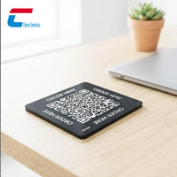 Tarjeta Programable para Redes Sociales, Placa de Exhibición Personalizada Impresa, Adhesivos Acrílicos con NFC