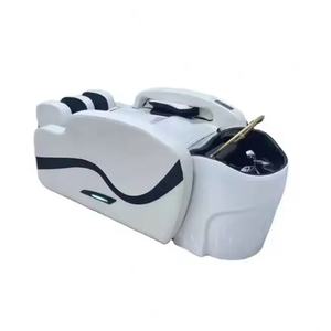 Salon Furniture Barber Shop Electric Shampoo Chair Head Spa Hair Washing Massage Bed With Led <b>Lighting</b> and Water Circulation - Product Image 4