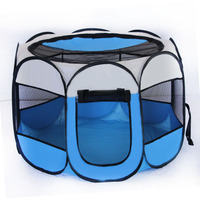 Octangle Niche Pliante Maison Pour Animaux De Compagnie Étanche Chat Chien Maison Durable Toutes Saisons Tente