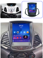 Radio mobil OLED Android 9.7 inci, ford Ecosport 2013-2016 layar vertikal Tesla navigasi GPS sistem Multimedia DSP