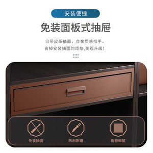 ลิ้นชักนิรภัยรหัสผ่านลายนิ้วมือ 764x402x152 มม. เหล็กแผ่นรีดเย็นพร้อมระบบเตือนภัยสำหรับจัดเก็บของใช้ในบ้าน สำนักงาน และเครื่องประดับ - Product Image 5