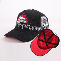 Casquette de baseball snapback brodée en daim pour homme, 5 panneaux, avec logo personnalisé et strass de haute qualité – Vente en gros