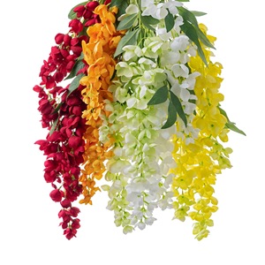 ดอกวิสทีเรียประดิษฐ์ CallaFloral สีทอง ขนาด 60 ซม. สำหรับตกแต่งงานแต่งงาน เป็นมิตรกับสิ่งแวดล้อม ตกแต่งบ้าน - Product Image 5