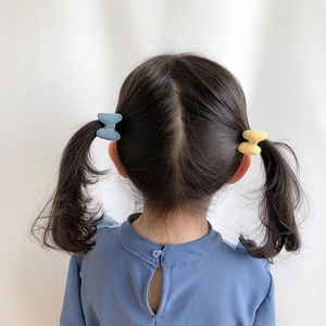 Nuevo lazo para el pelo estilo coreano para niños, linda cinta para el pelo con lazo para bebés, par de lazos para el pelo de niñas en colores dulces. - Product Image 4