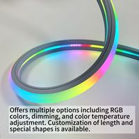 Diffuseurs en silicone flexibles 10x10mm, tube en silicone linéaire pour néon LED, diffuseur de lampe, bande LED 1010