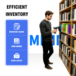 Dispositivo de Inventario Portátil RFID de Plástico con Sistema Operativo Android, Solución de Gestión de Bibliotecas para Control de Libros e Inventario - Product Image 2