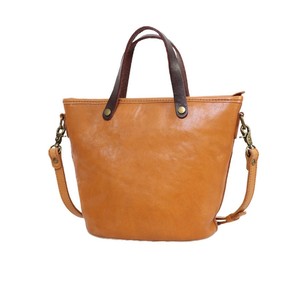 Nasman Genuine Leather Handbag Basket Shape Zipper Closure Women's Crossbody <b>Bag</b> Brown Coffee Color Durable Everyday Use - Product Image 5