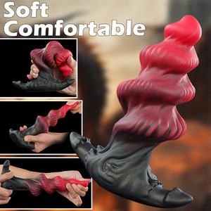 5,9-дюймовая носимая анальная пробка в форме монстра, секс-игрушка для взрослых мужчин и женщин, из мягкого силикона. - Product Image 1