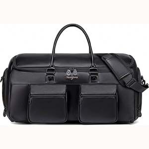Free Sample Waterproof Large Duffel <b>Bag</b> Suit Travel Weekend <b>Bag</b> <b>Flight</b> <b>Bag</b> with Shoe Pouch for Men <b>Women</b> - Product Image 1
