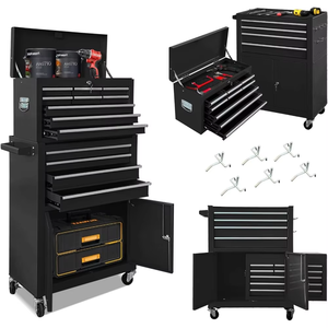 Altertool Cofre <span class=keywords><strong>de</strong></span> <span class=keywords><strong>herramientas</strong></span> <span class=keywords><strong>de</strong></span> acero <span class=keywords><strong>de</strong></span> 13 cajones Puerta <span class=keywords><strong>doble</strong></span> <span class=keywords><strong>con</strong></span> <span class=keywords><strong>ruedas</strong></span> <span class=keywords><strong>Caja</strong></span> <span class=keywords><strong>de</strong></span> <span class=keywords><strong>herramientas</strong></span> desmontable grande para almacenamiento mecánico OEM personalizable - Product Image 3