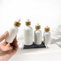 Flacon en verre cylindrique pour huile corporelle et huiles essentielles, avec compte-gouttes en verre, 5ml, 10ml, 15ml, 20ml, 30ml, 50ml, 100ml
