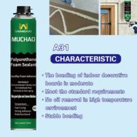 MU CHAO 750ml 800g Mastic polyuréthane monocomposant sans formaldéhyde blanc expansif pour le remplissage en construction