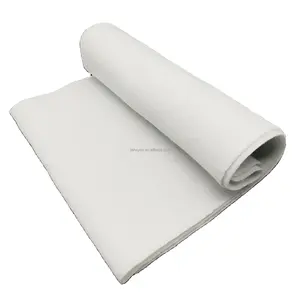 Recycled White Felt Roll 100% Polyester Non woven Needle Felt Pad Needle Punched Polyester Non woven Fabric Cotton