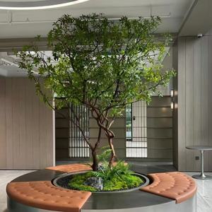 Árbol de Olivo Artificial de Fibra de Vidrio y Árbol de Campanilla Artificial para Decoración Moderna del Hogar en Interiores - Product Image 1