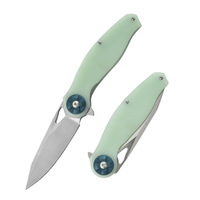 Couteau de poche pliable, lame en acier D2, manche en G10, camping, survie, chasse, tactique, EDC, portable, extérieur, OEM personnalisable